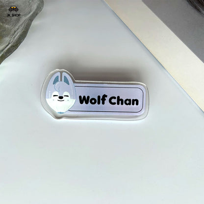 SKZ Acrylic Brooch