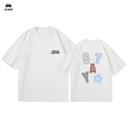 Stay in our little house Pure Cotton T-Shirt