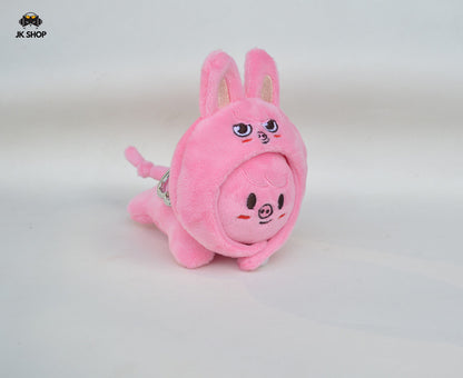 SK Lying Plushies Keychain