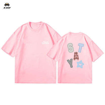 Stay in our little house Pure Cotton T-Shirt