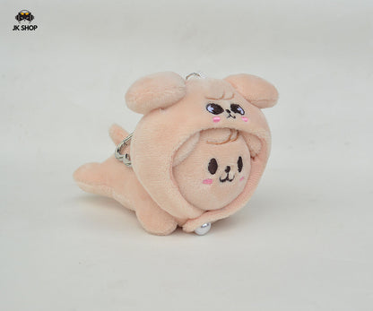 SK Lying Plushies Keychain