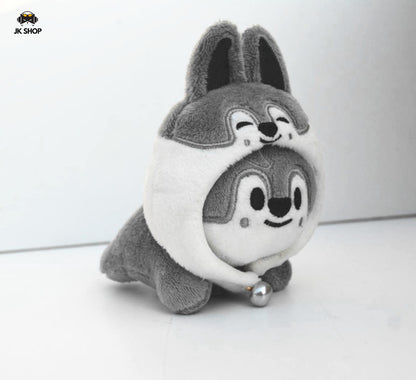 SK Lying Plushies Keychain