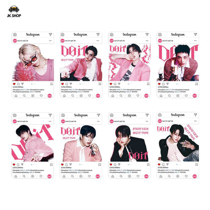 Straykids Transparent instagram Card Collection<New DO IT Collection!>