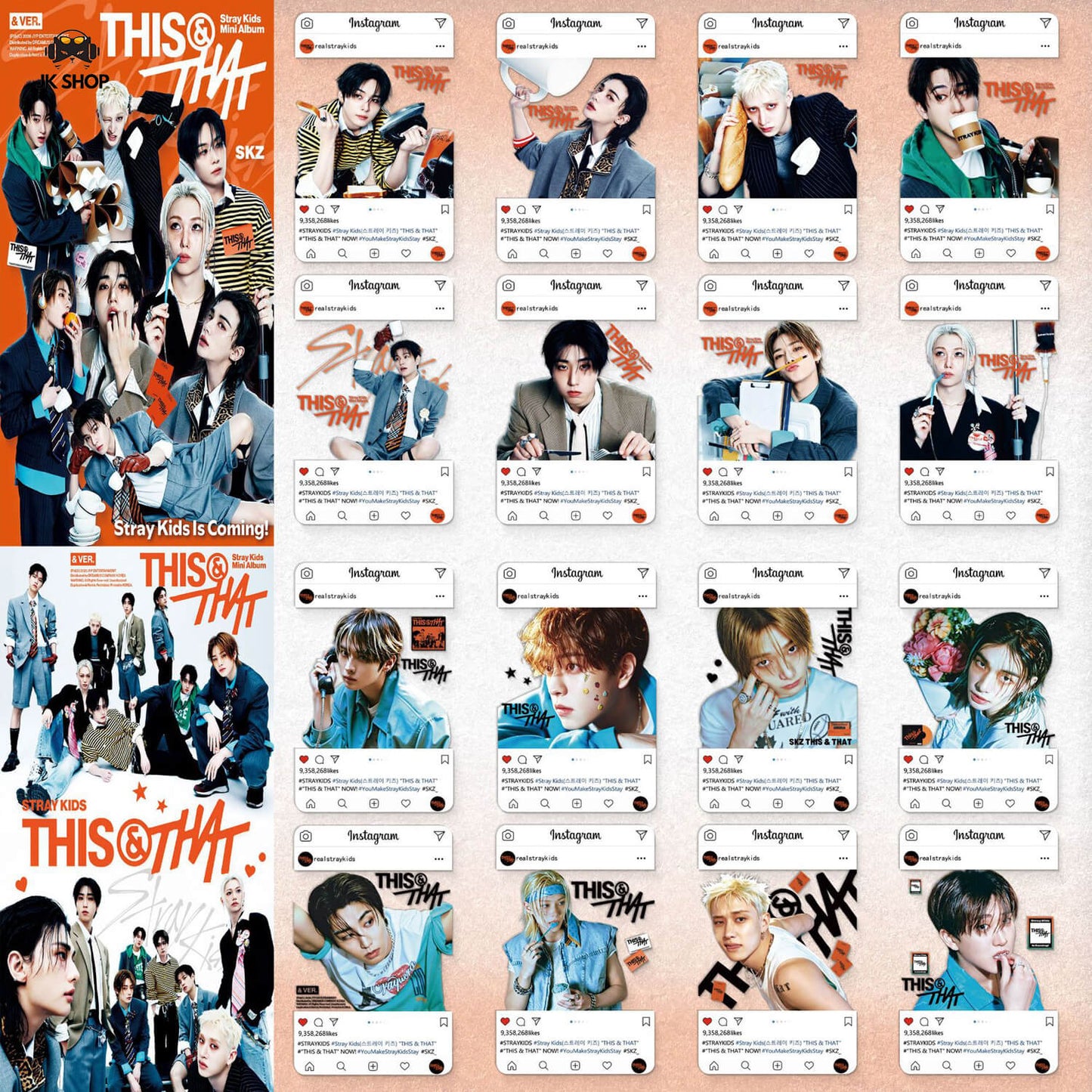 Straykids Transparent instagram Card Collection<New DO IT Collection!>