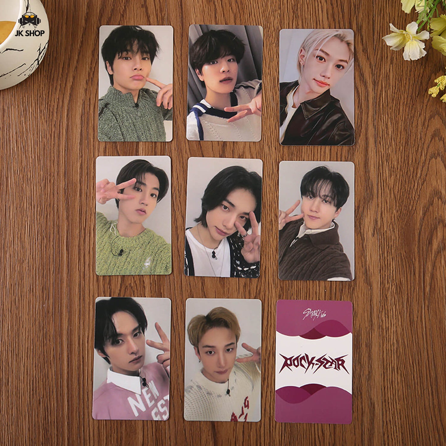 StrayKids Rockstar Bonus Photocards Collection<15 More New Release>