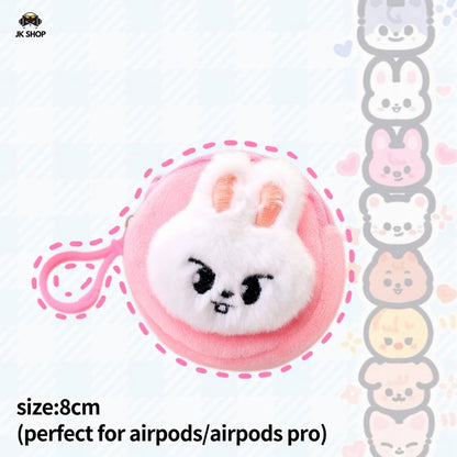 SK Mini Plush Airpods Pouch Coin Purse